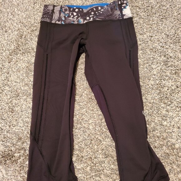 Lululemon Pace Rival Butterfly Crop 4 - Picture 1 of 3